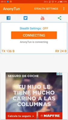 AnonyTun android App screenshot 1