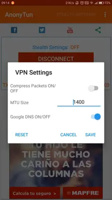 AnonyTun android App screenshot 3